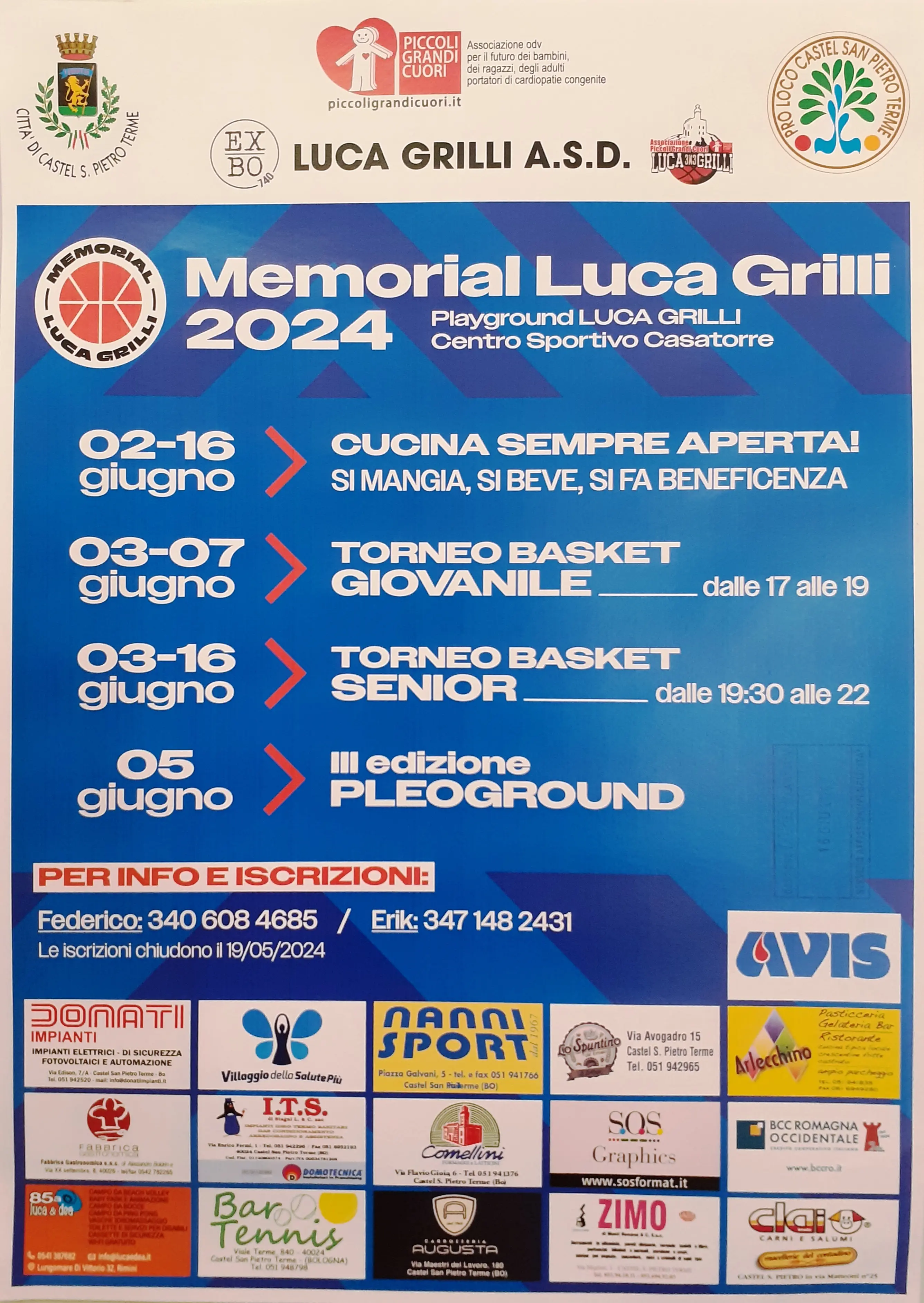 Torneo di basket Memorial Luca Grilli