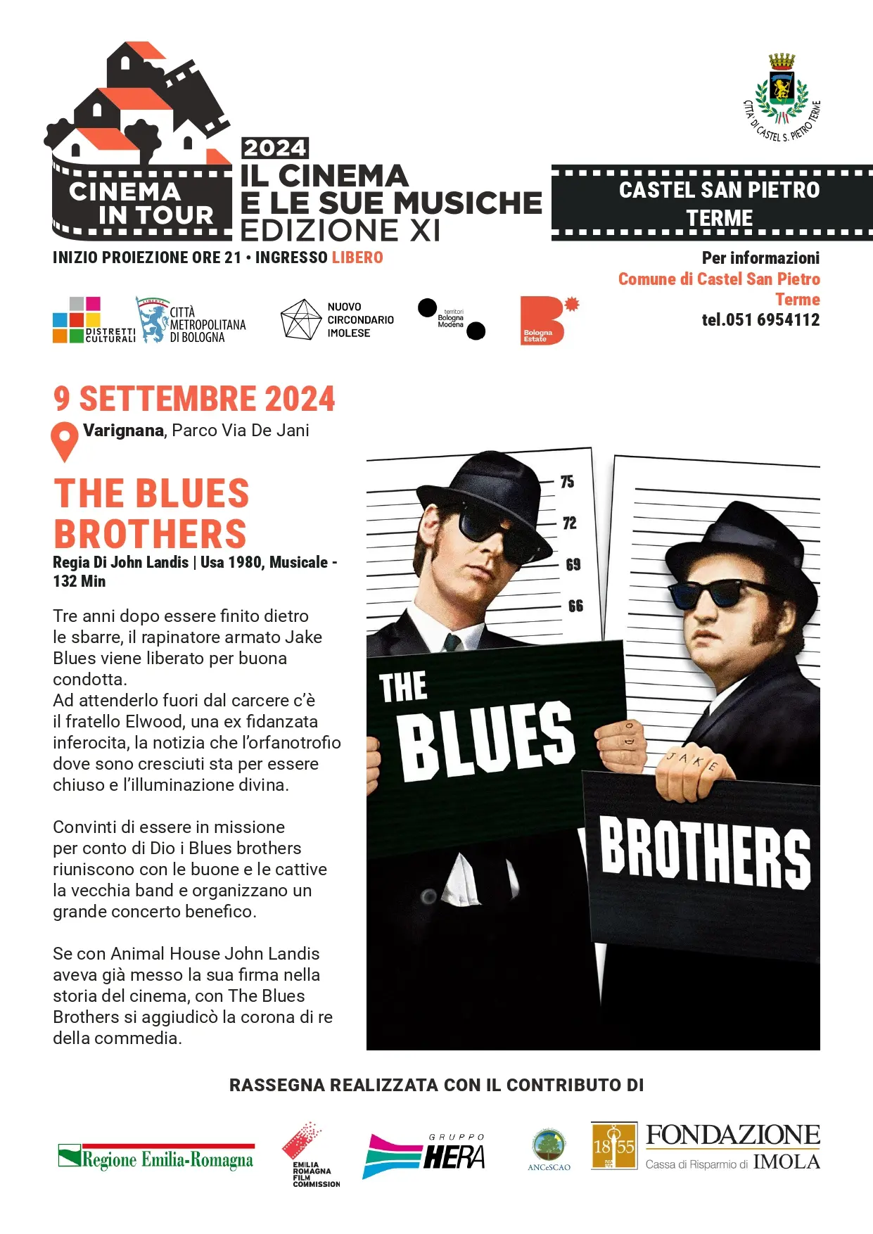 Cinema in tour: "The Blues Brothers"