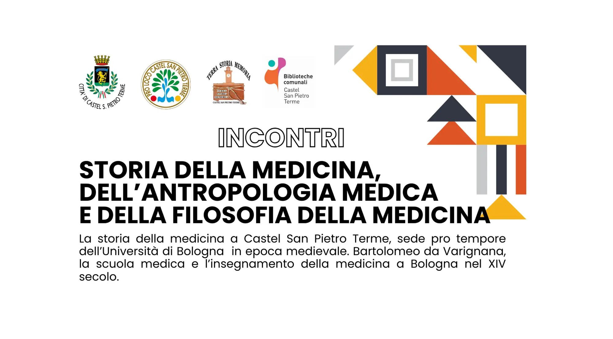 Storia della medicina, dell'antropologia medica e della filosofia della medicina