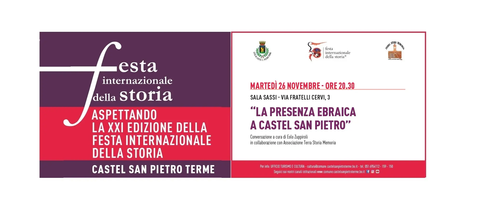 "La presenza ebraica a Castel San Pietro"