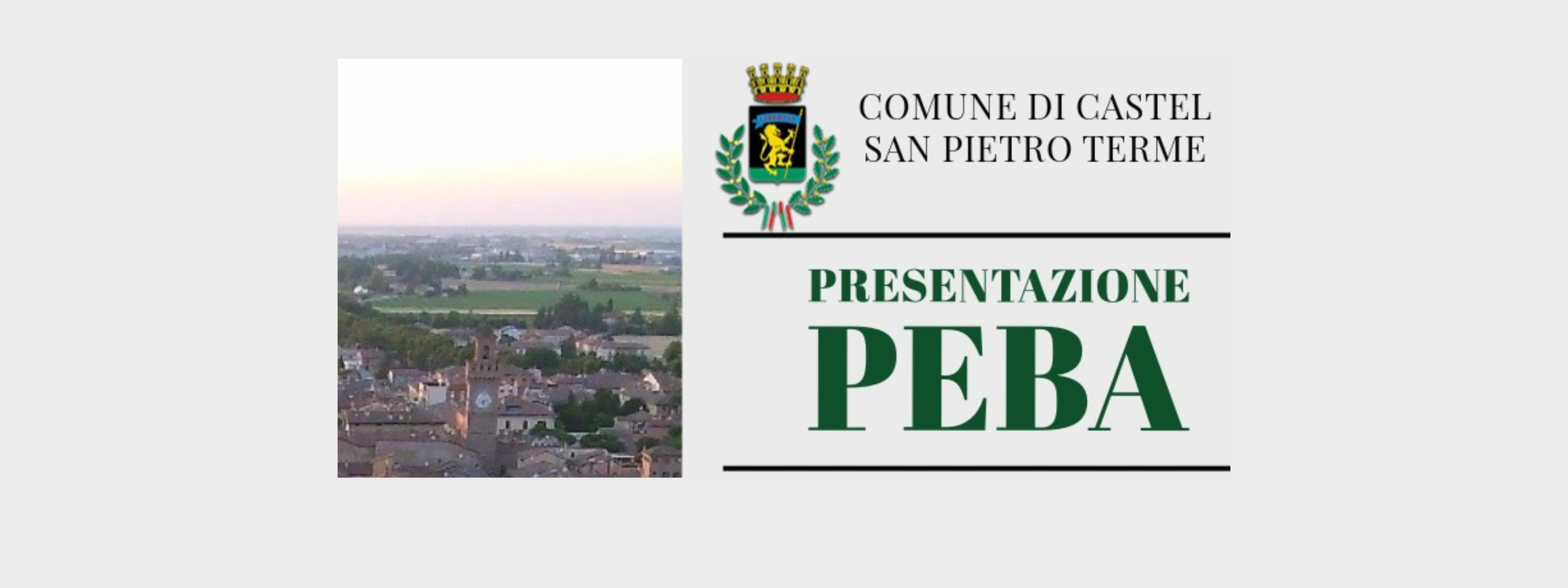 Presentazione pubblica del PEBA - Piano per l’eliminazione delle barriere architettoniche