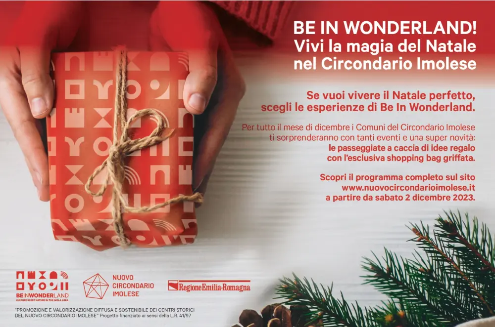 “Be in Wonderland – Vivi la magia del Natale” per valorizzare i centri storici del Circondario