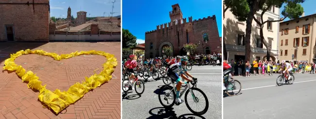 Tour de France: foto e video dell'entusiastica accoglienza a Castel San Pietro Terme