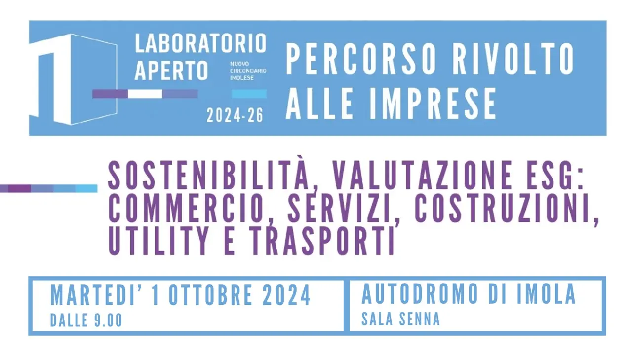 Laboratorio Aperto: al via le iscrizioni per il terzo appuntamento sull’ESG del 1 Ottobre 