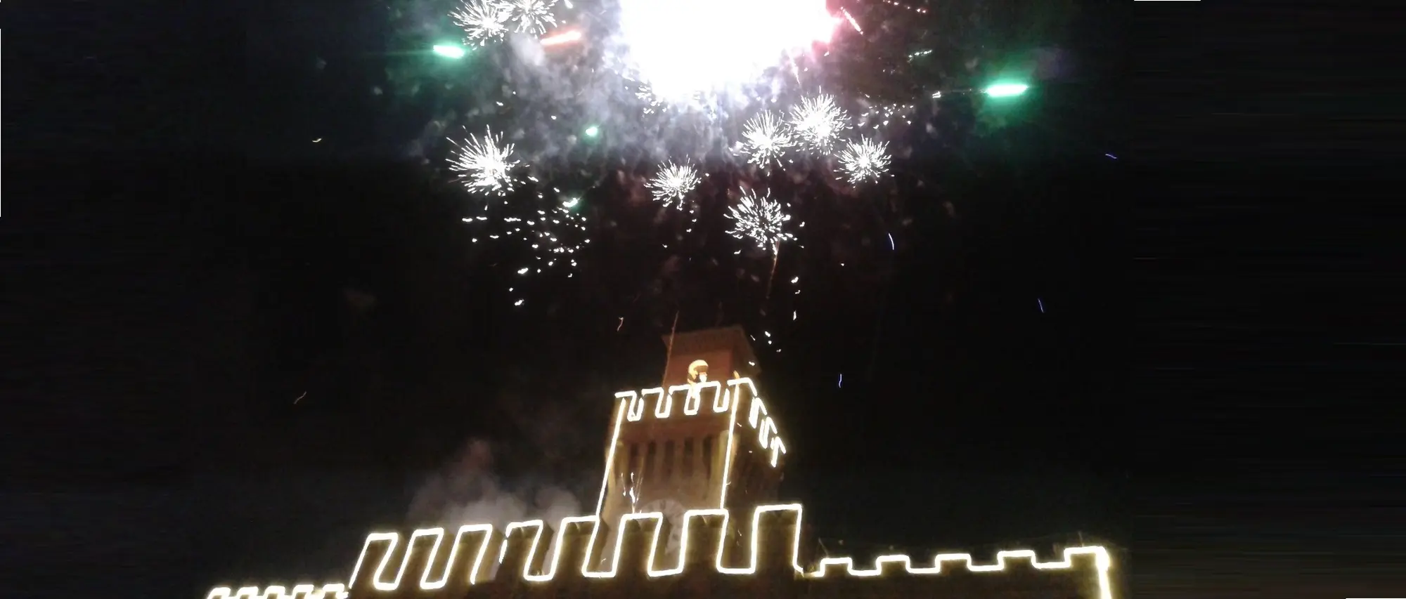 Fuochi d’artificio dal Cassero per la Notte di San Silvestro a Castel San Pietro Terme